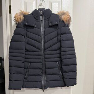 MACKAGE PATSY-FR JACKET BLACK SIZE MEDIUM -Very Good Condition